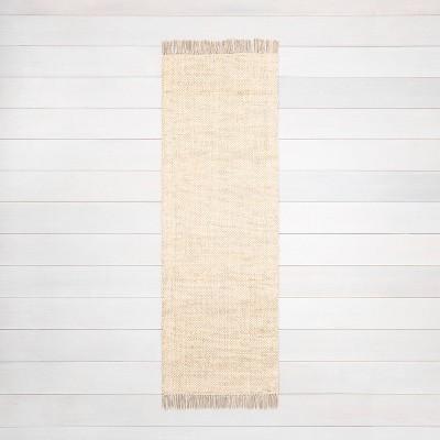 Bleached Jute Rug with Fringe - Hearth & Hand™ with Magnolia