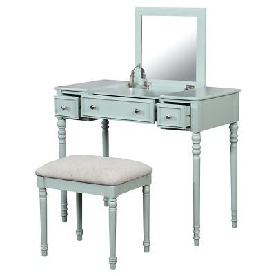 Michelle Vanity Set - Mint - Linon