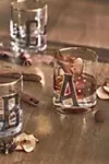 'M' Bistro Tile Monogram Old Fashioned Glass