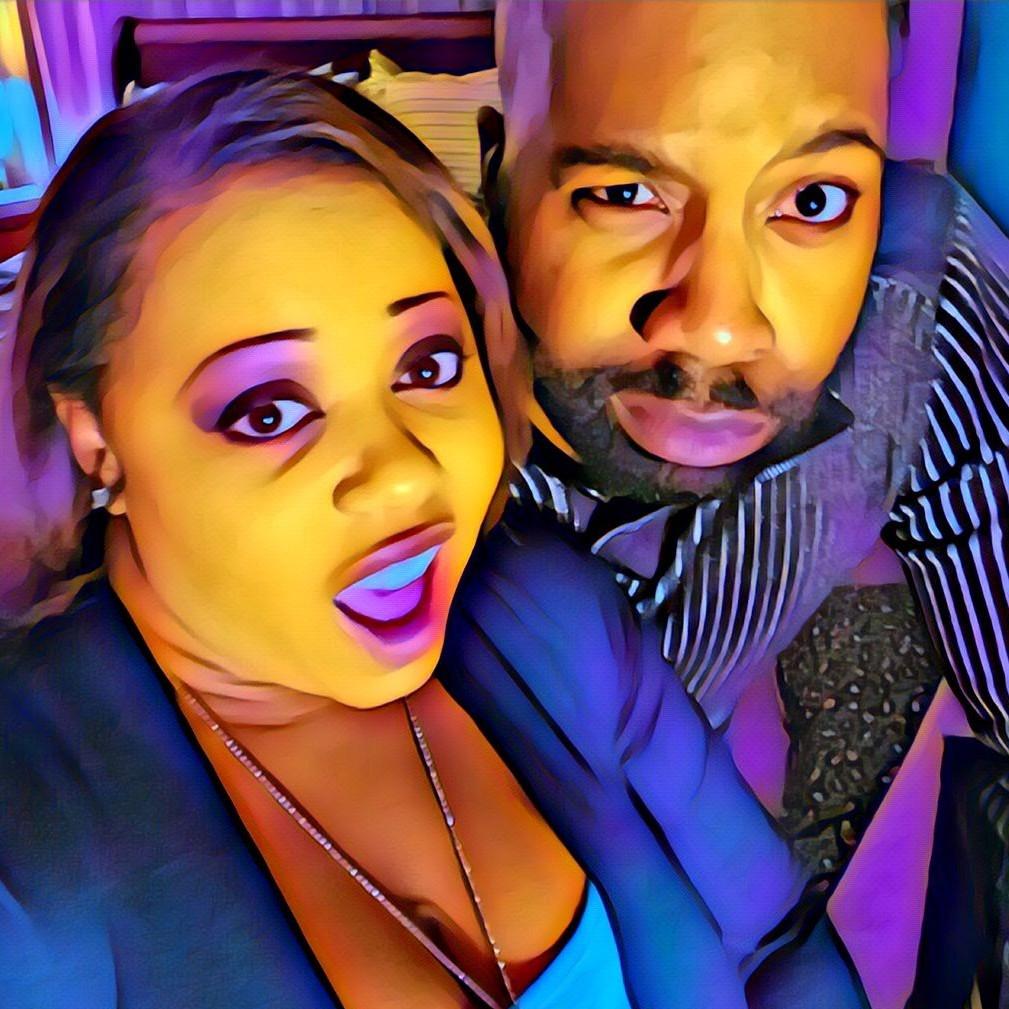 First silly picture together with my new phone