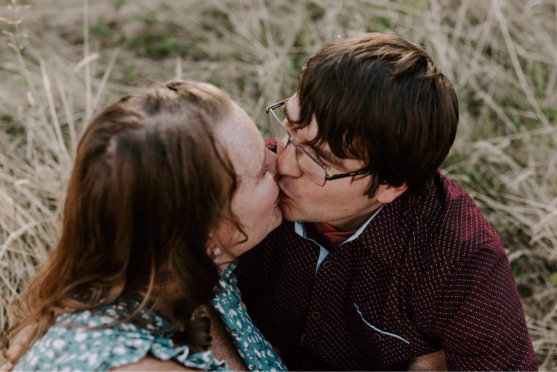 Kisses at the farm.