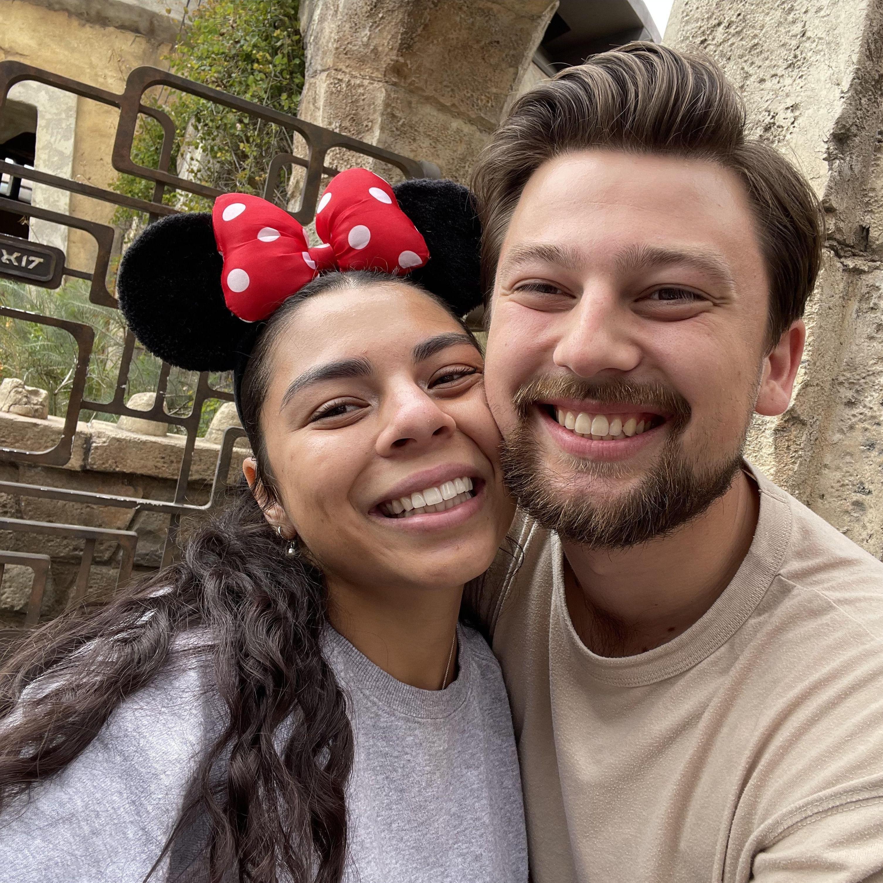 Our first Disney trip together! We rode a LOT of rides and had a blast that time around. I accidentally left those ears on Matterhorn...oops!