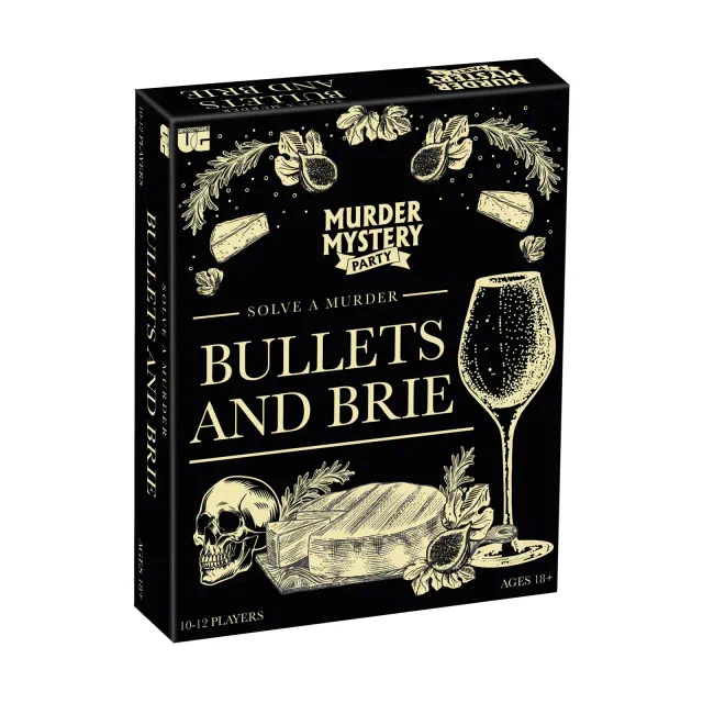 University Games Murder Mystery Party - Bullets and Brie Board Game