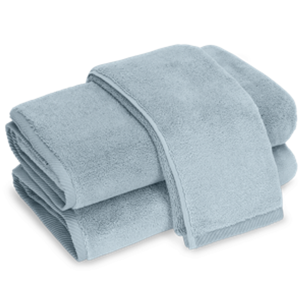 Matouk Milagro Hand Towels (Hazy Blue)