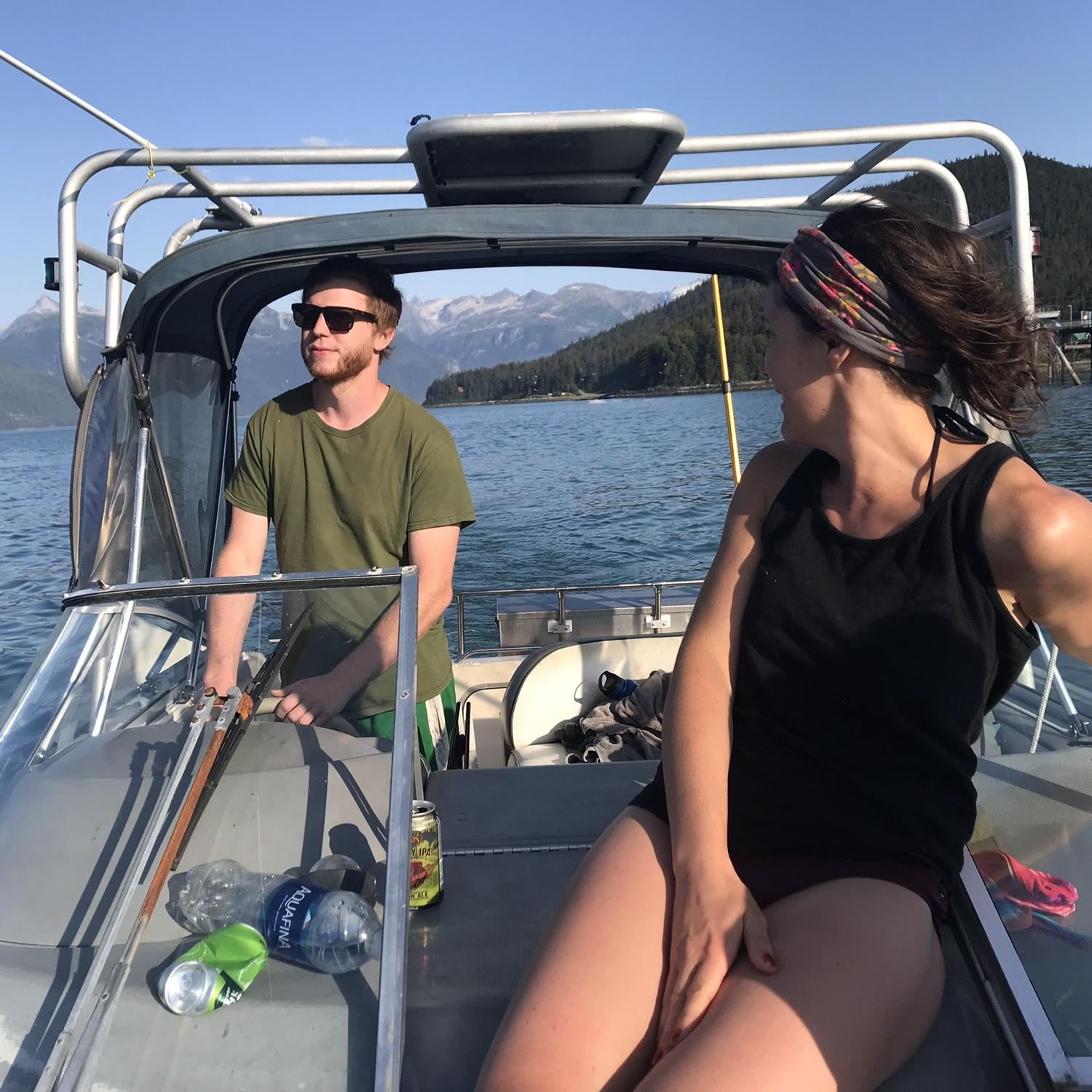 Boating in the Lynn Canal