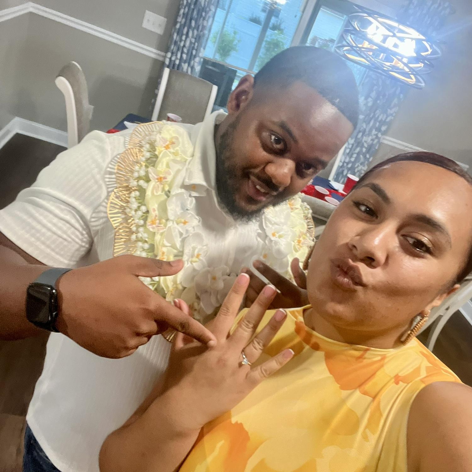 She said YES!