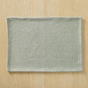 Textured Canvas Cotton Placemat Sets Eucalyptus Set of 8