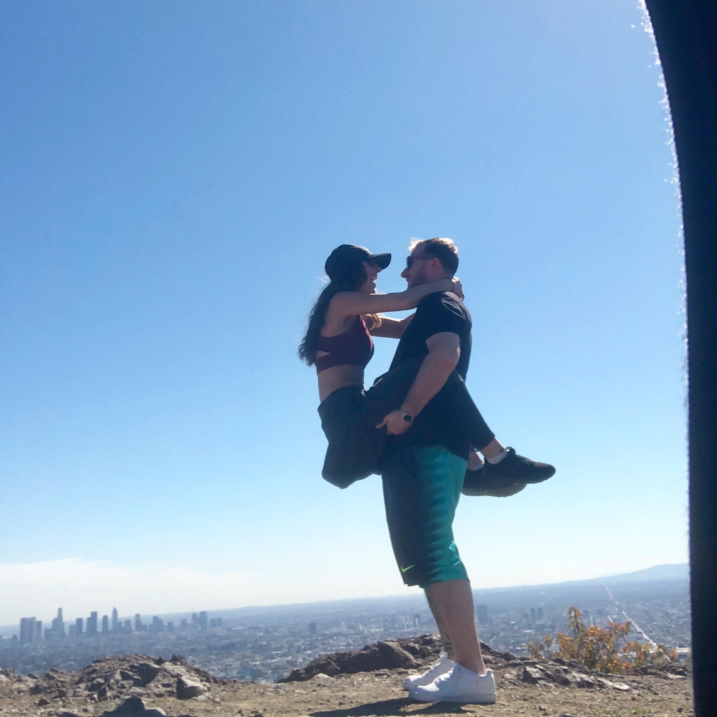 Hollywood Hills 2018. We made it to the top!