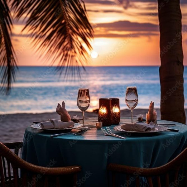 Honeymoon Beachfront Dinner