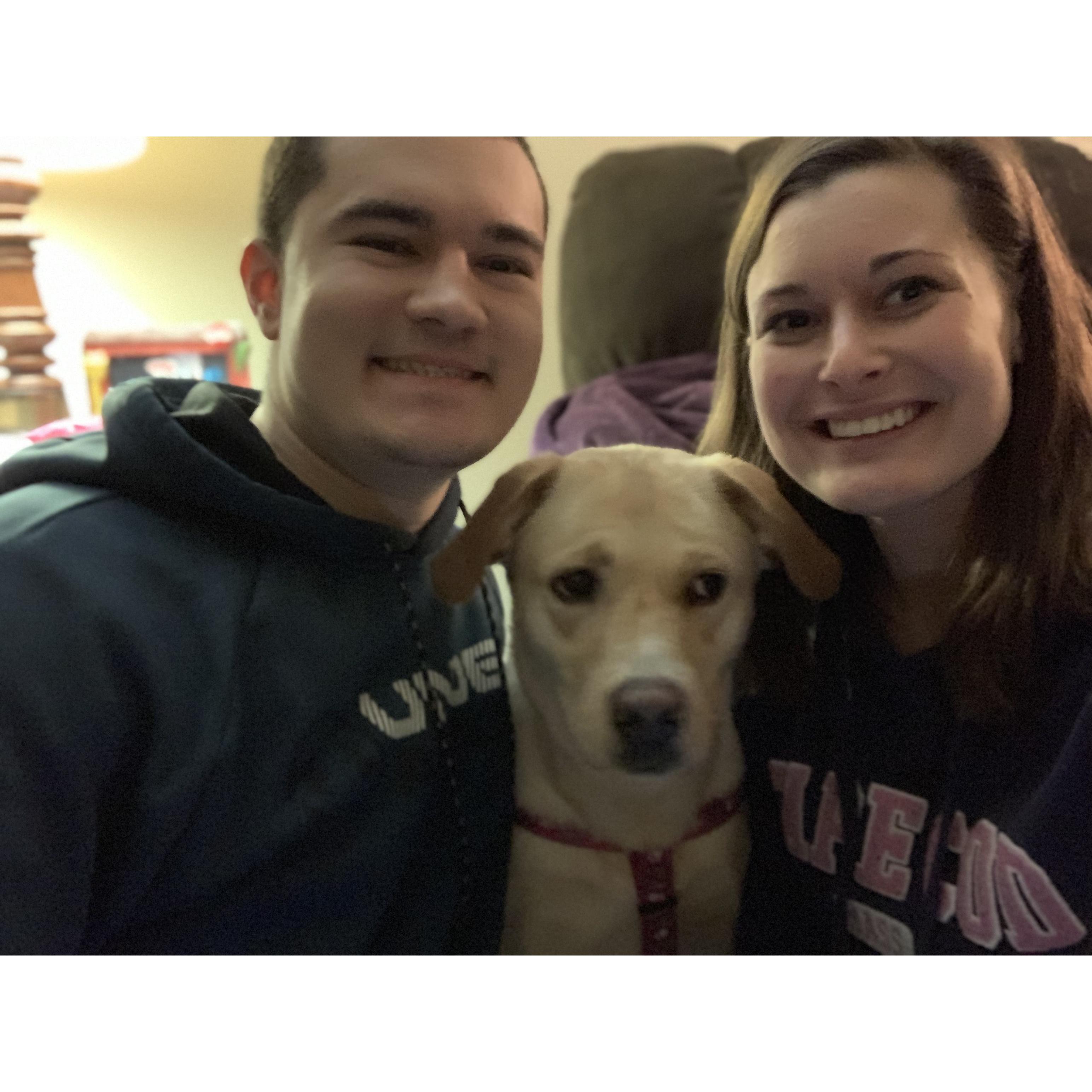 Our first fur baby, Luna!