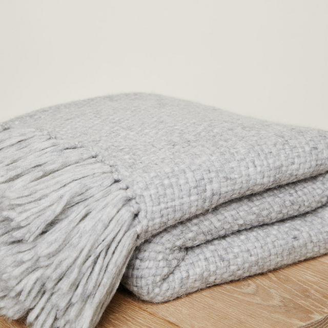 Alpaca Basketweave Throw