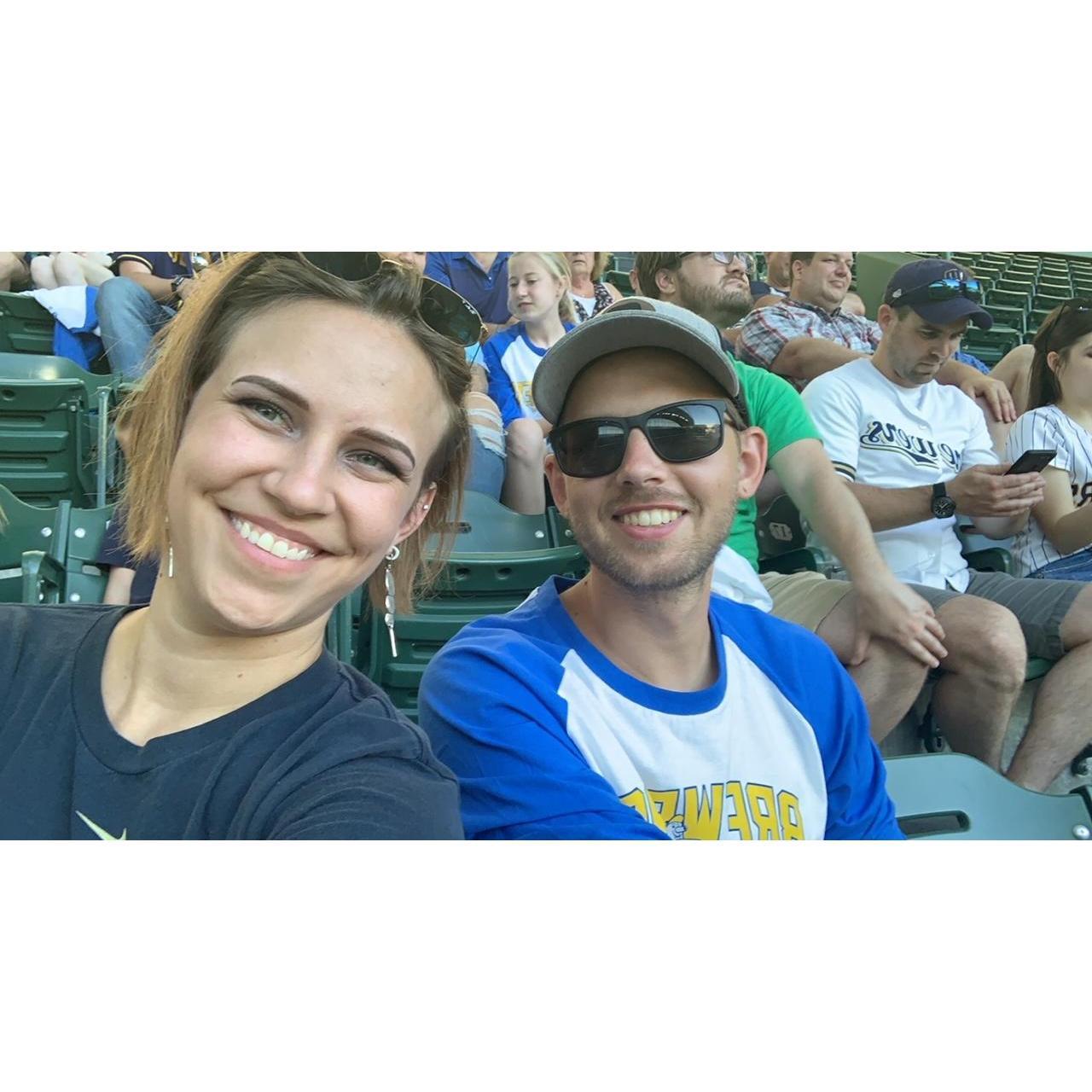 Brewers game fun
