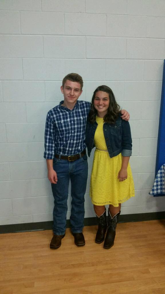 Awards banquet in 2015. Jarod said he would never wear cowboy boots but did for the first time this night (after some convincing from Emily). Who knew that would be the only shoes he wears now?