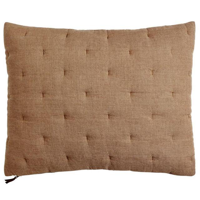 Everyday Linen Comfort Quilted Sham, Bronze, Standard