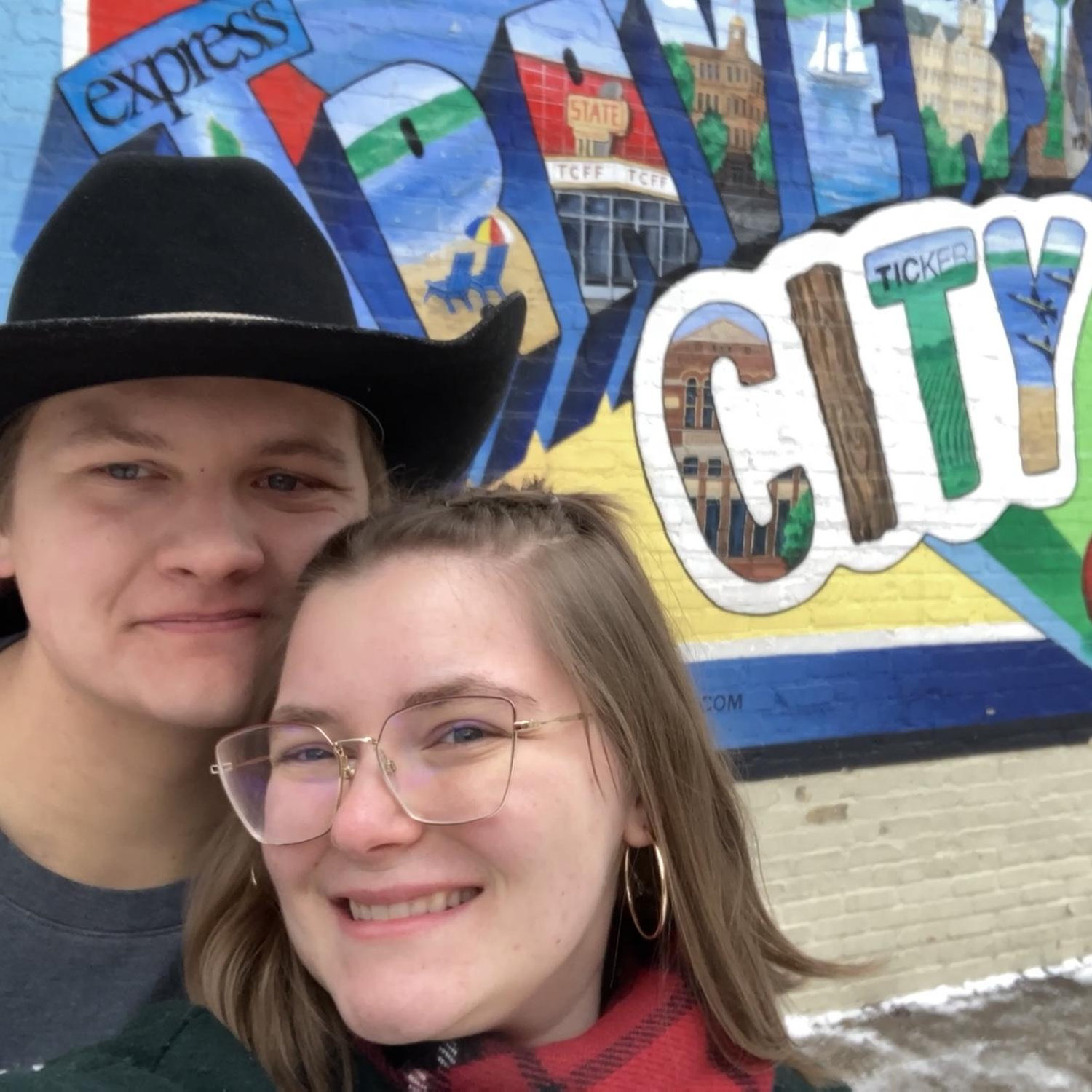 Showing Cody around Traverse City!
