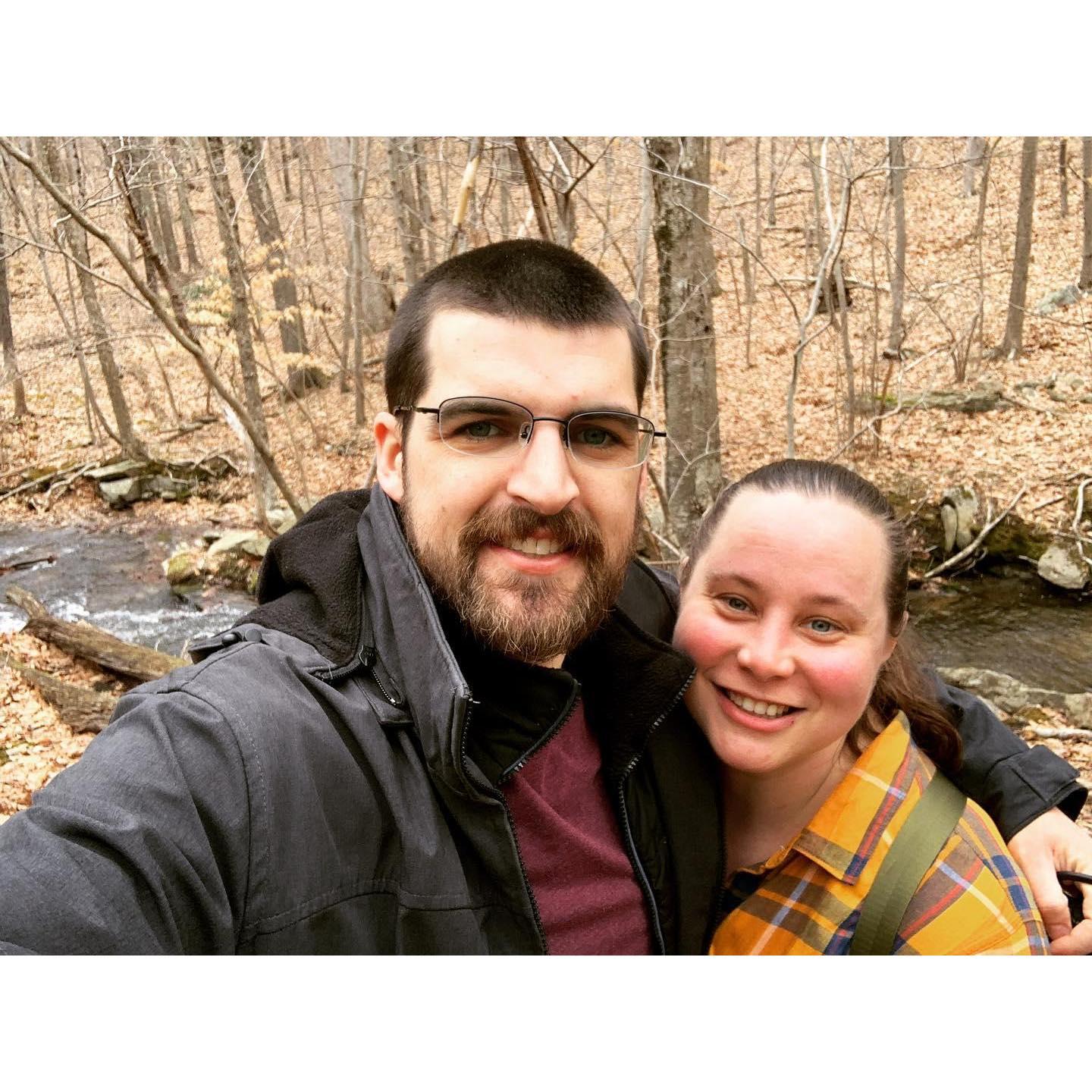Hiking at one of our favorite parks, Mountain Lakes
