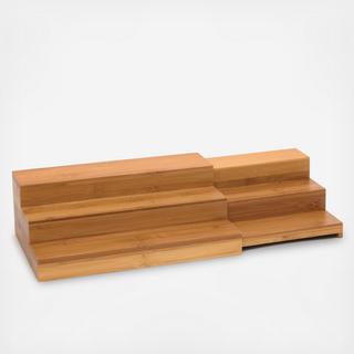 Bamboo Expandable Step Shelf