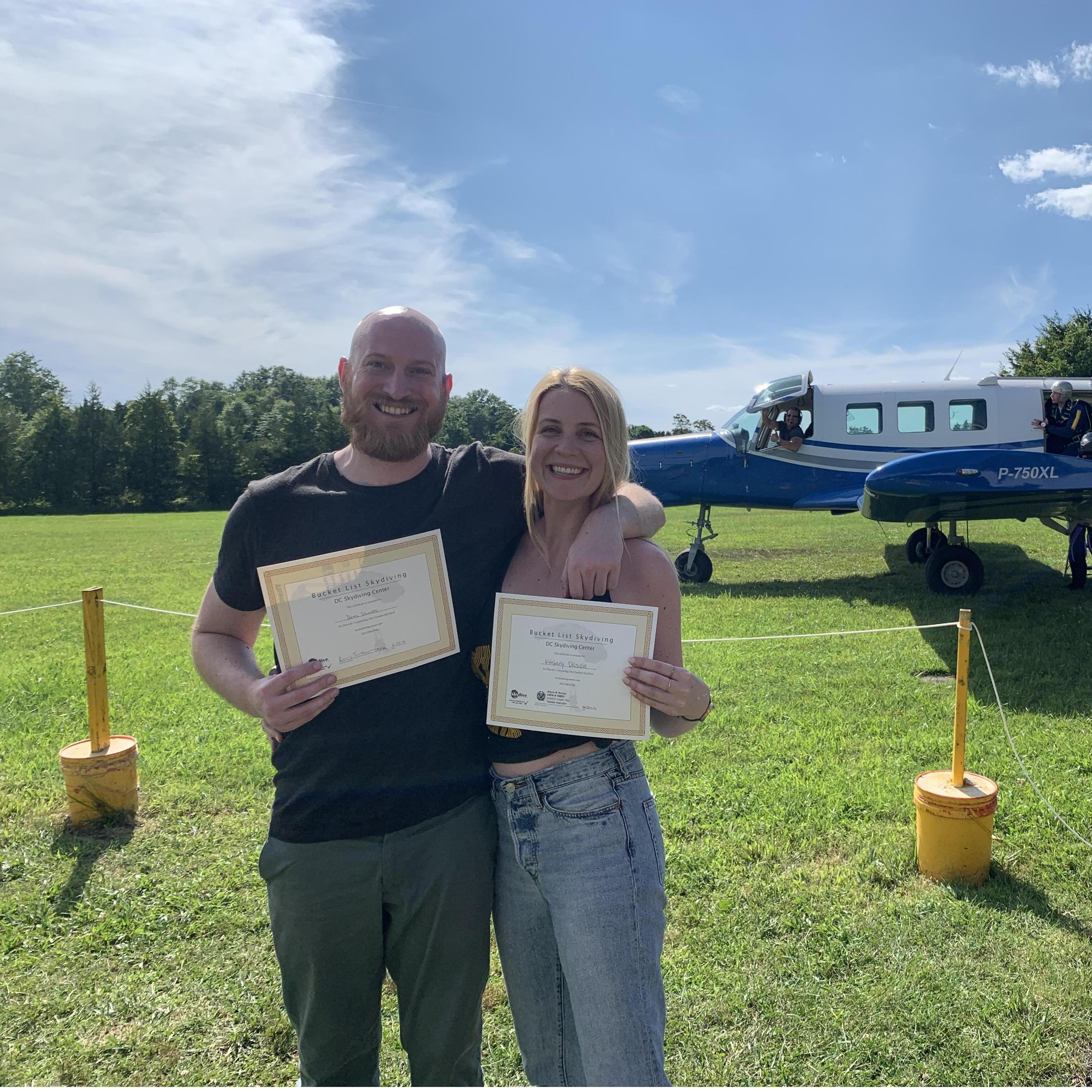 We went skydiving for Dane's 29th birthday!