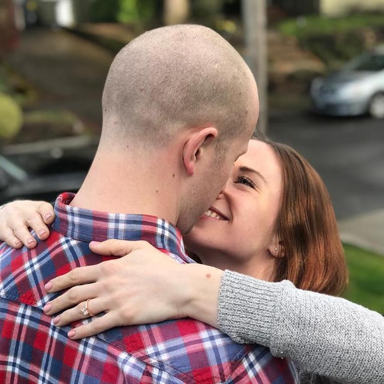 Our first day as fiancées!