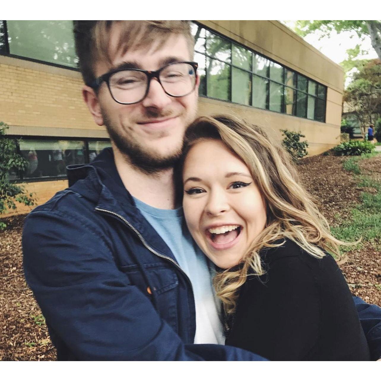 Last day of Allie's sophomore year. They had been officially dating for around two months at this time.