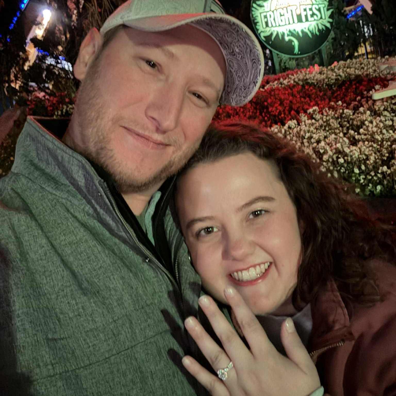 Right after Kyle popped the question!