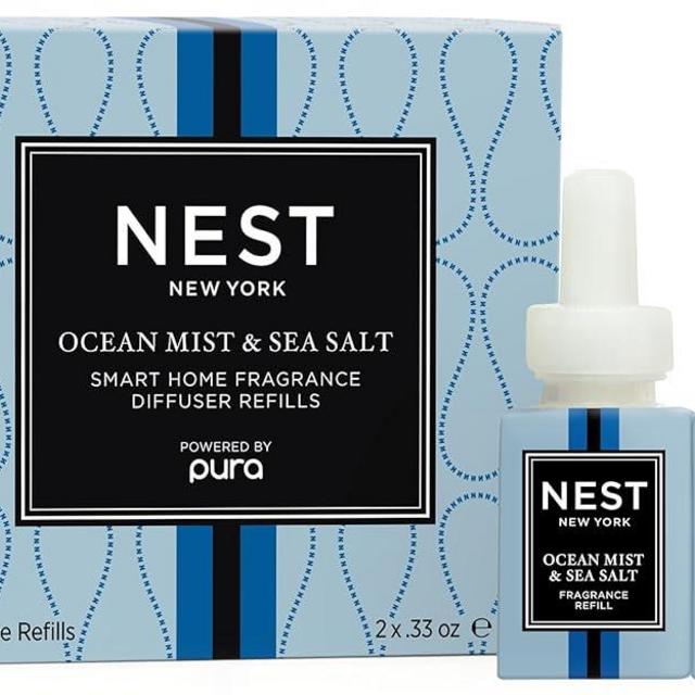 NEST New York Ocean Mist & Sea Salt Smart Home Fragrance Diffuser Refill, Set of 2 - Smart Vials