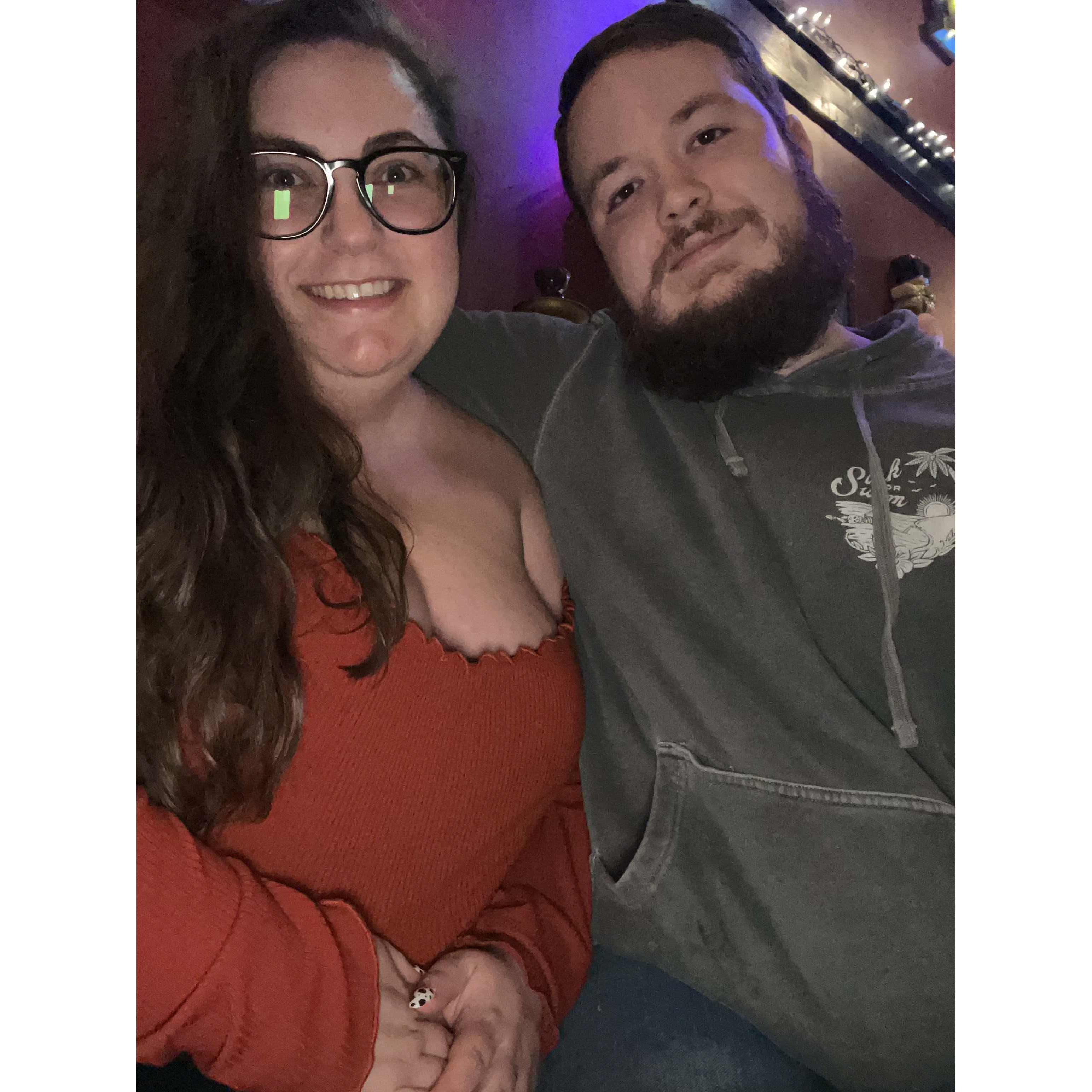 The first time I brought Christopher to Shishka and performed my poetry for him. Roanoke, VA.