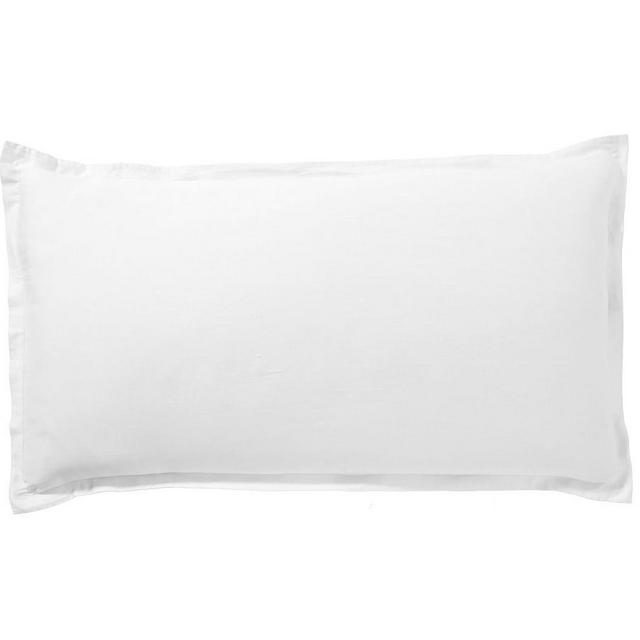 Washed Sateen Sham, King, White