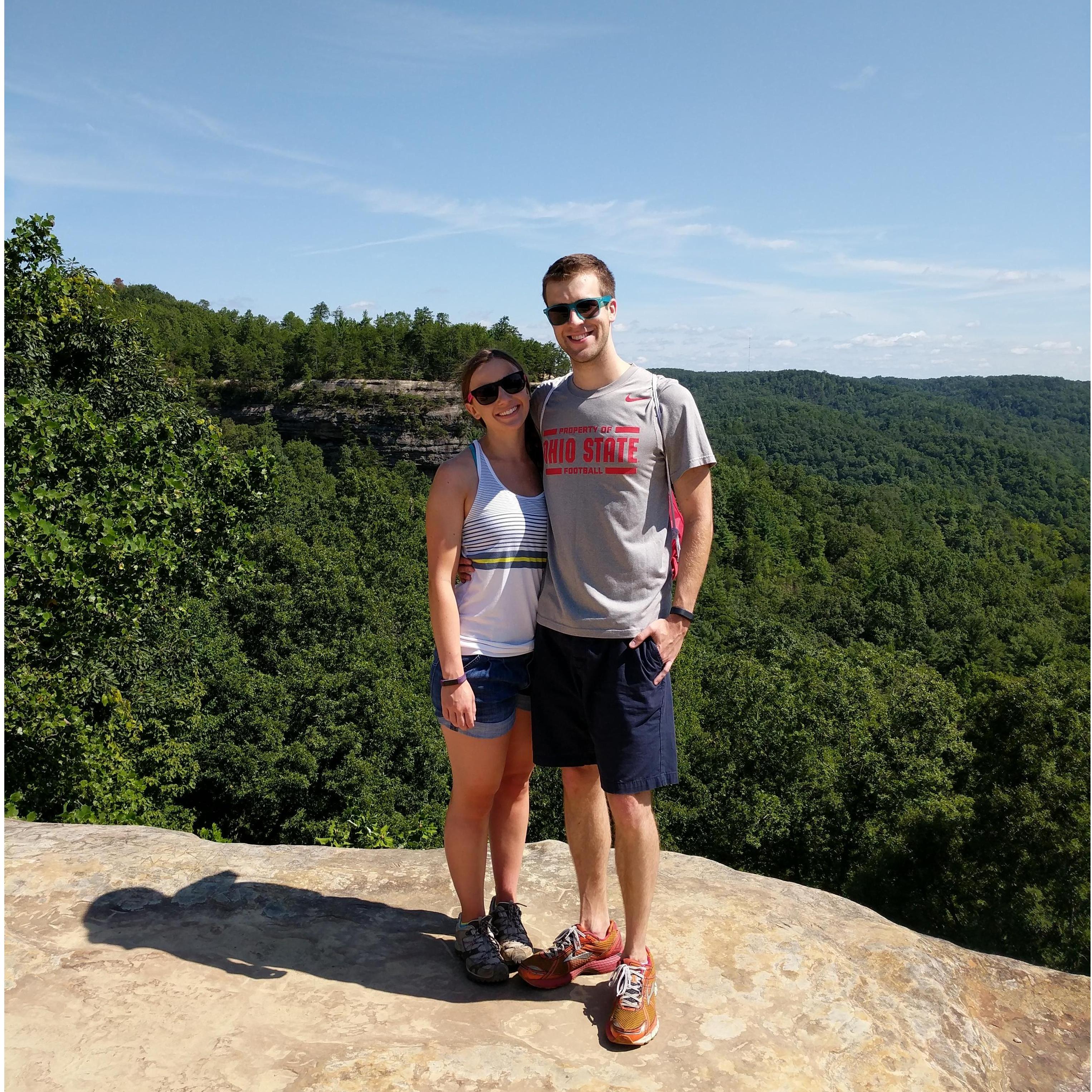 Our first of many adventures together