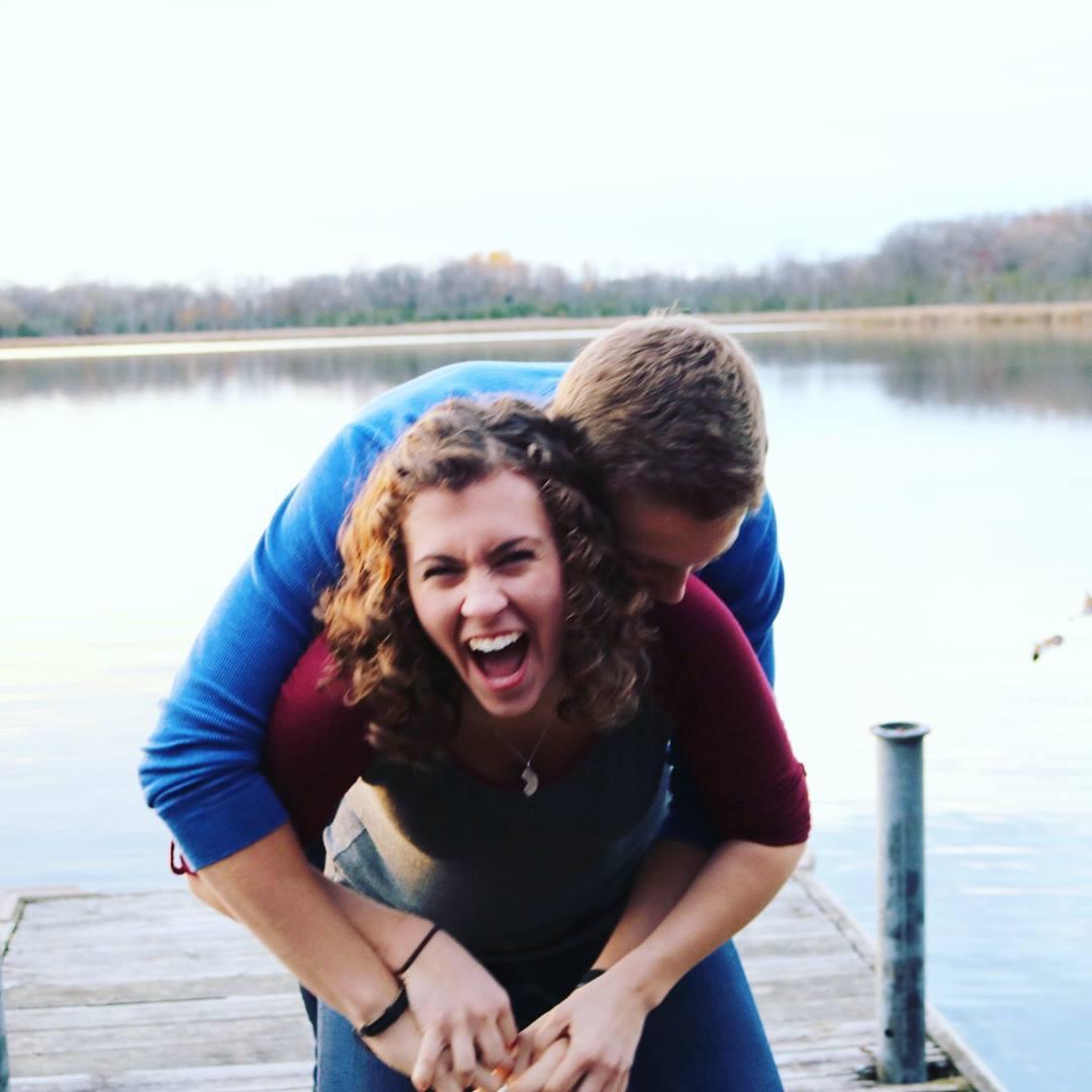 Always laughing.