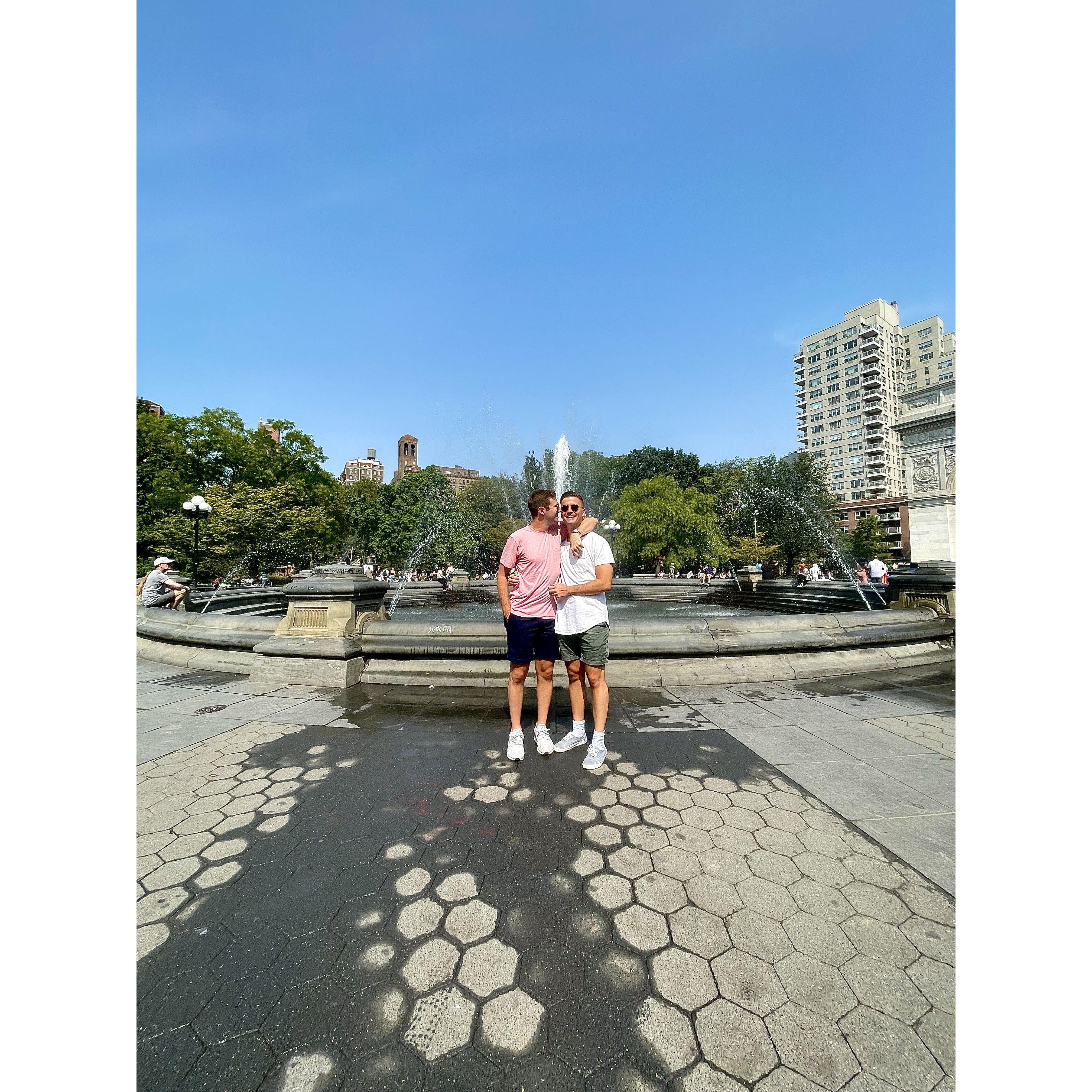 Making our mark in Washington Square Park