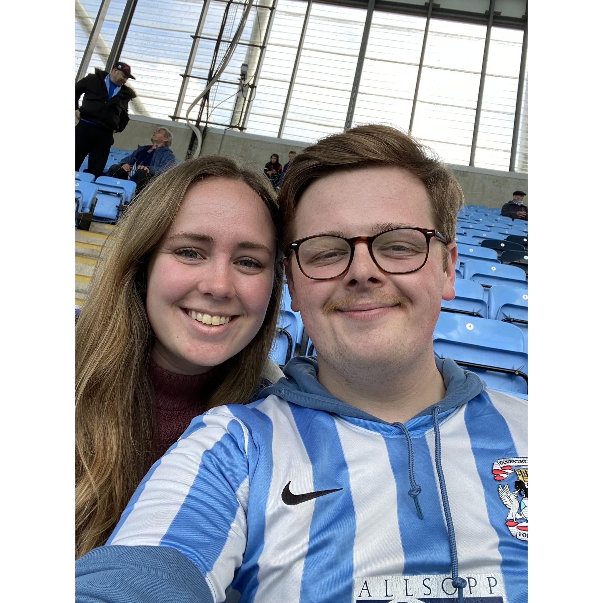 Lillie's first Cov game - April 2023