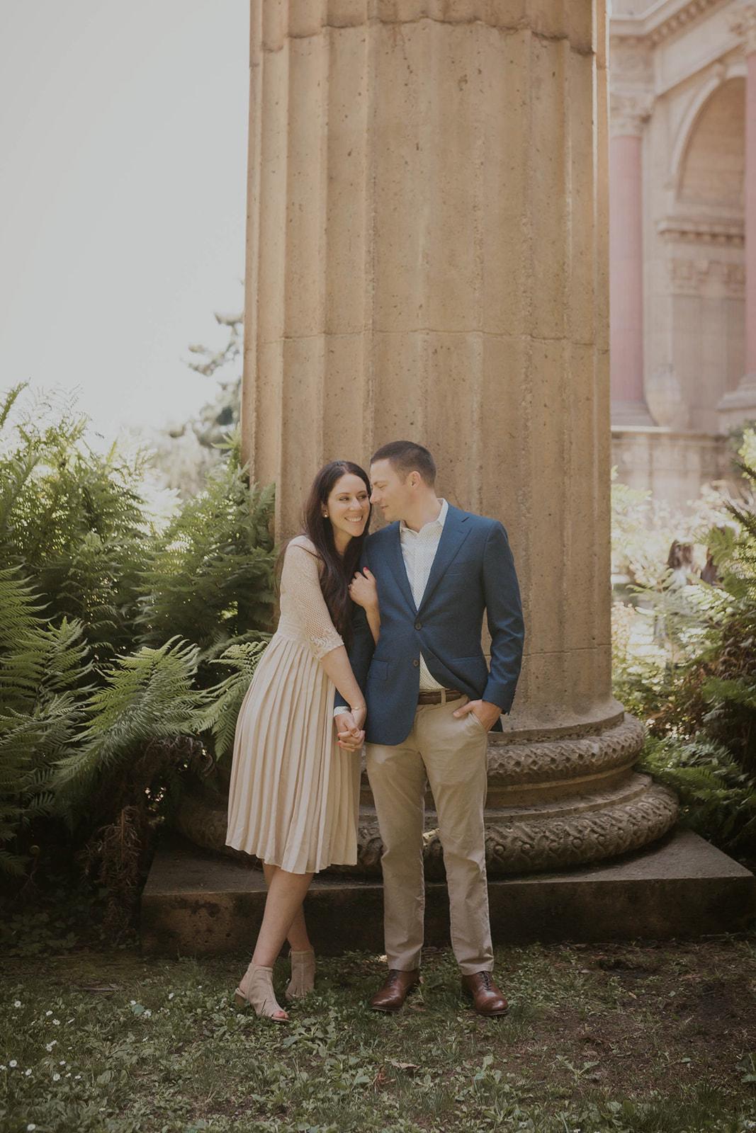 Our engagement shoot in San Francisco