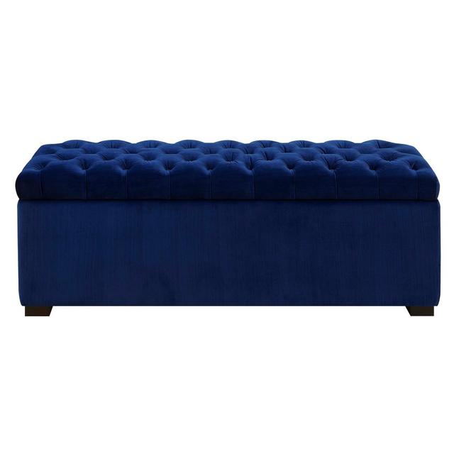 Carson Shoe Storage Bench Navy - Picket House Furnishings