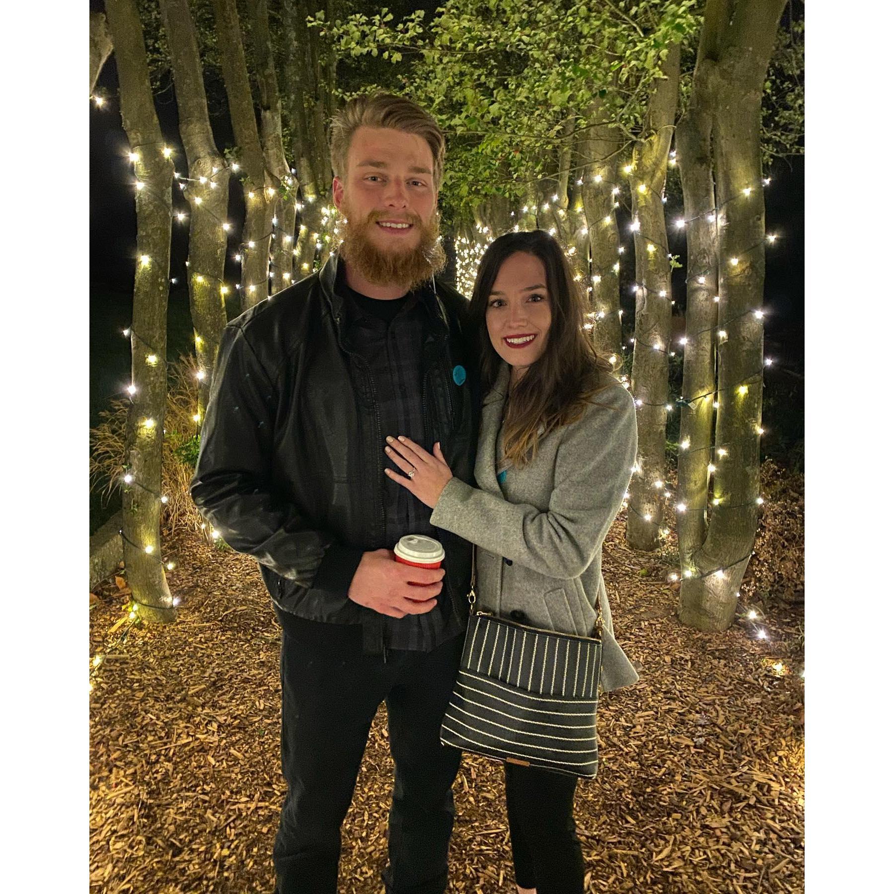 He proposed and I said yes!