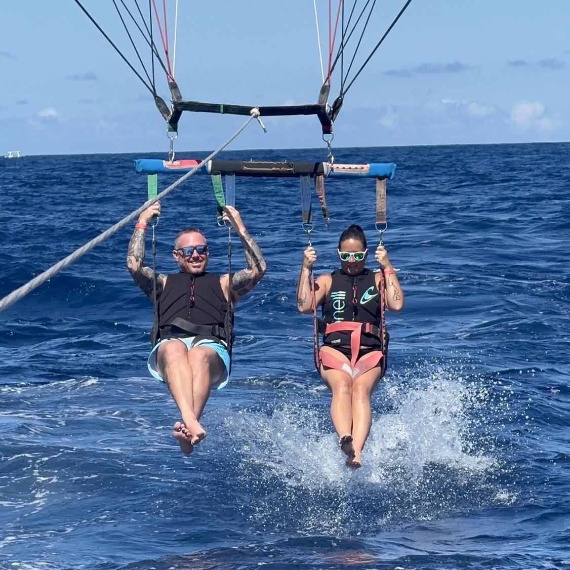 First time Parasailing