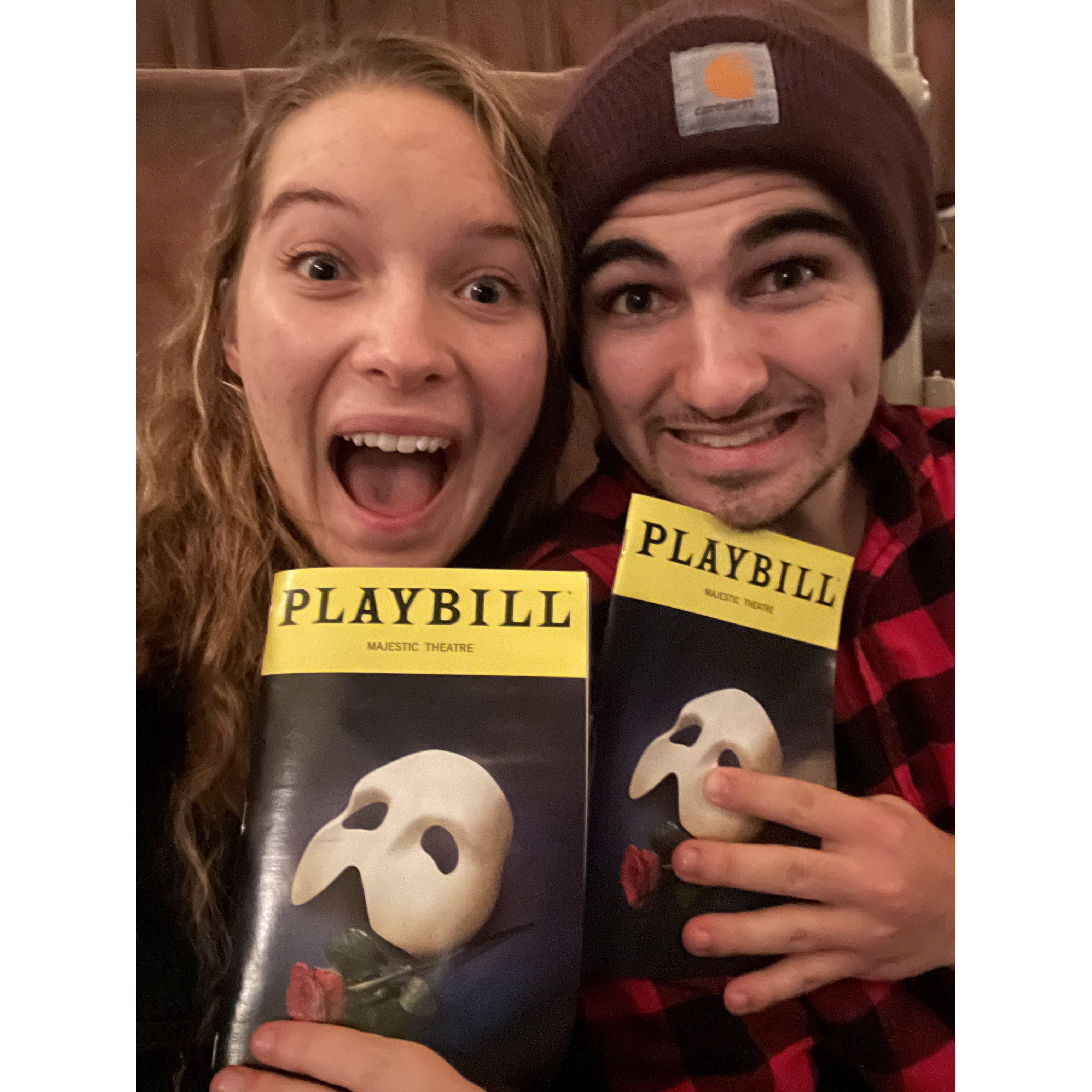 Phantom of the Opera on Broadway!