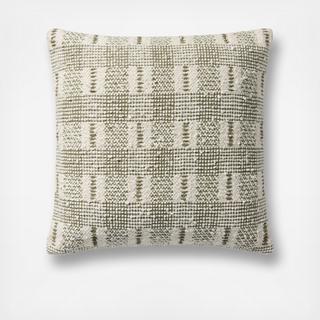 Textured Plaid Throw Pillow