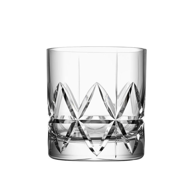 Orrefors Peak Double Old-Fashioned Glasses, Set of 4