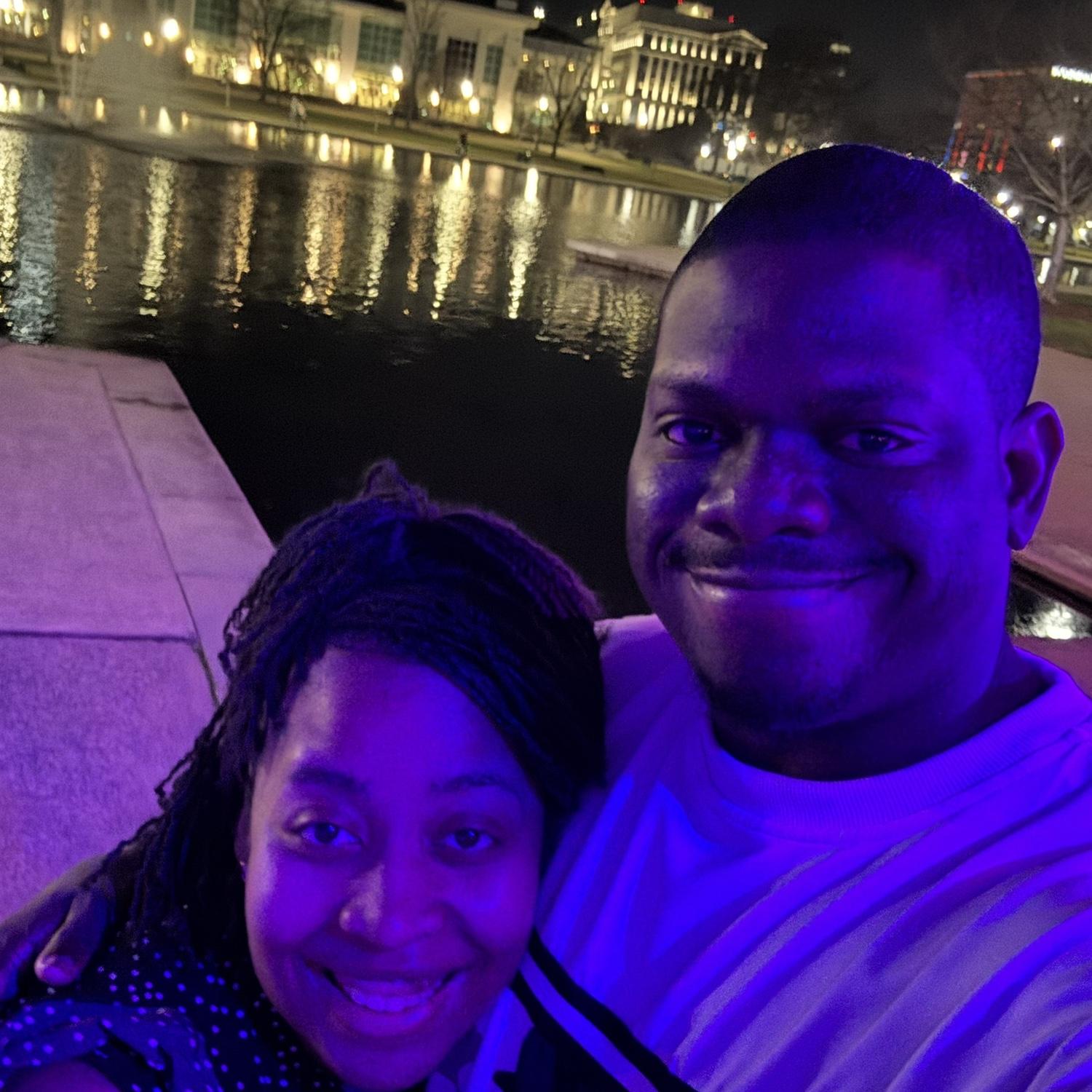 Our first V-Day together. Don’t eat oysters for the first time at the hibachi buffet in Huntsville, AL 🤮