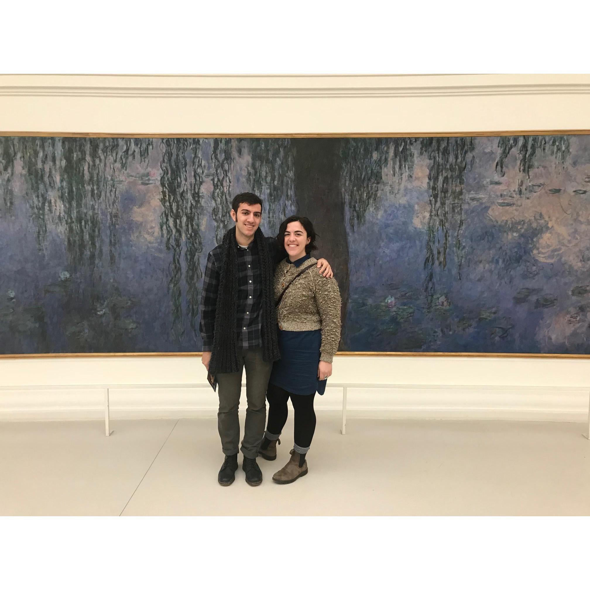 At Musée de l'Orangerie in Paris