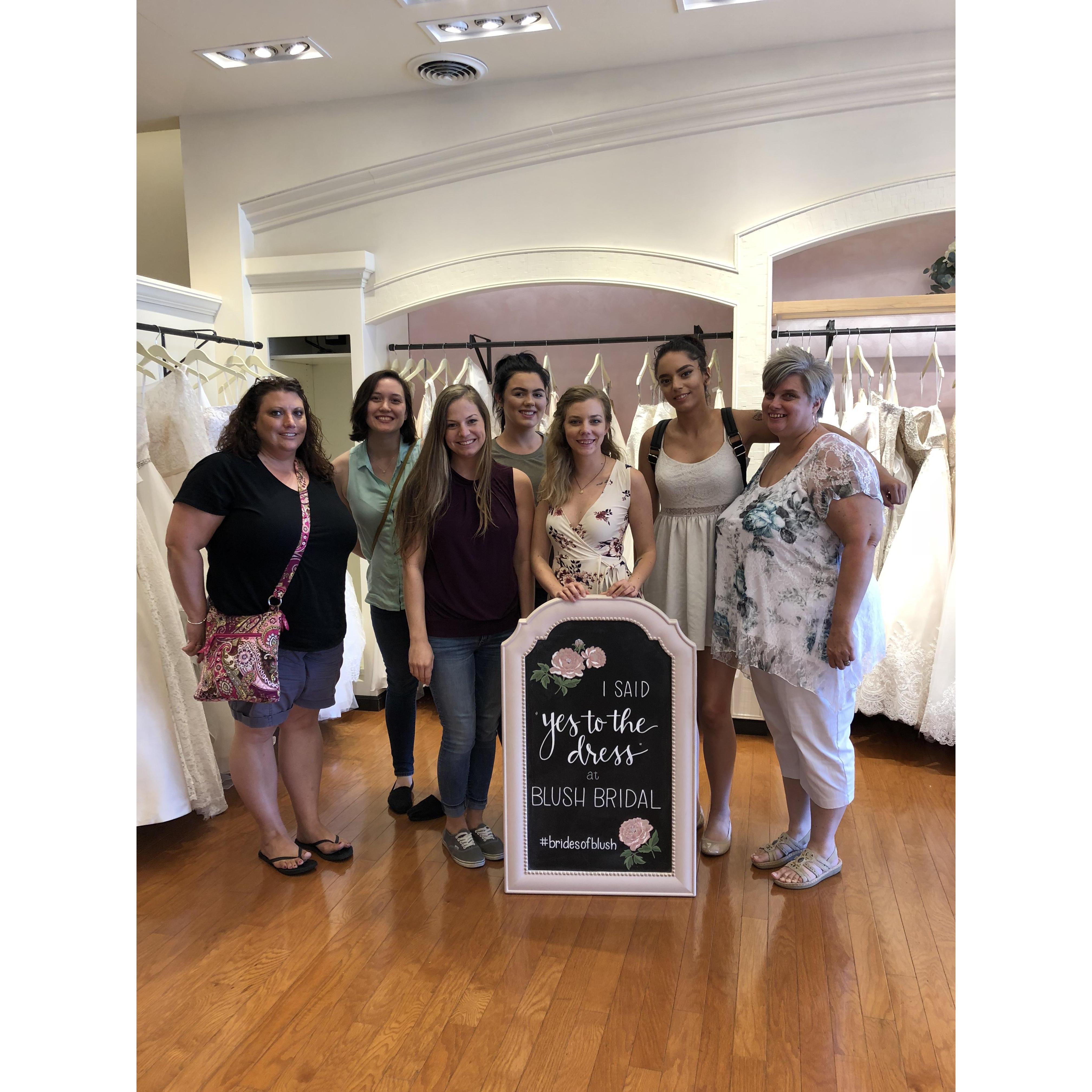 I said yes to the dress!