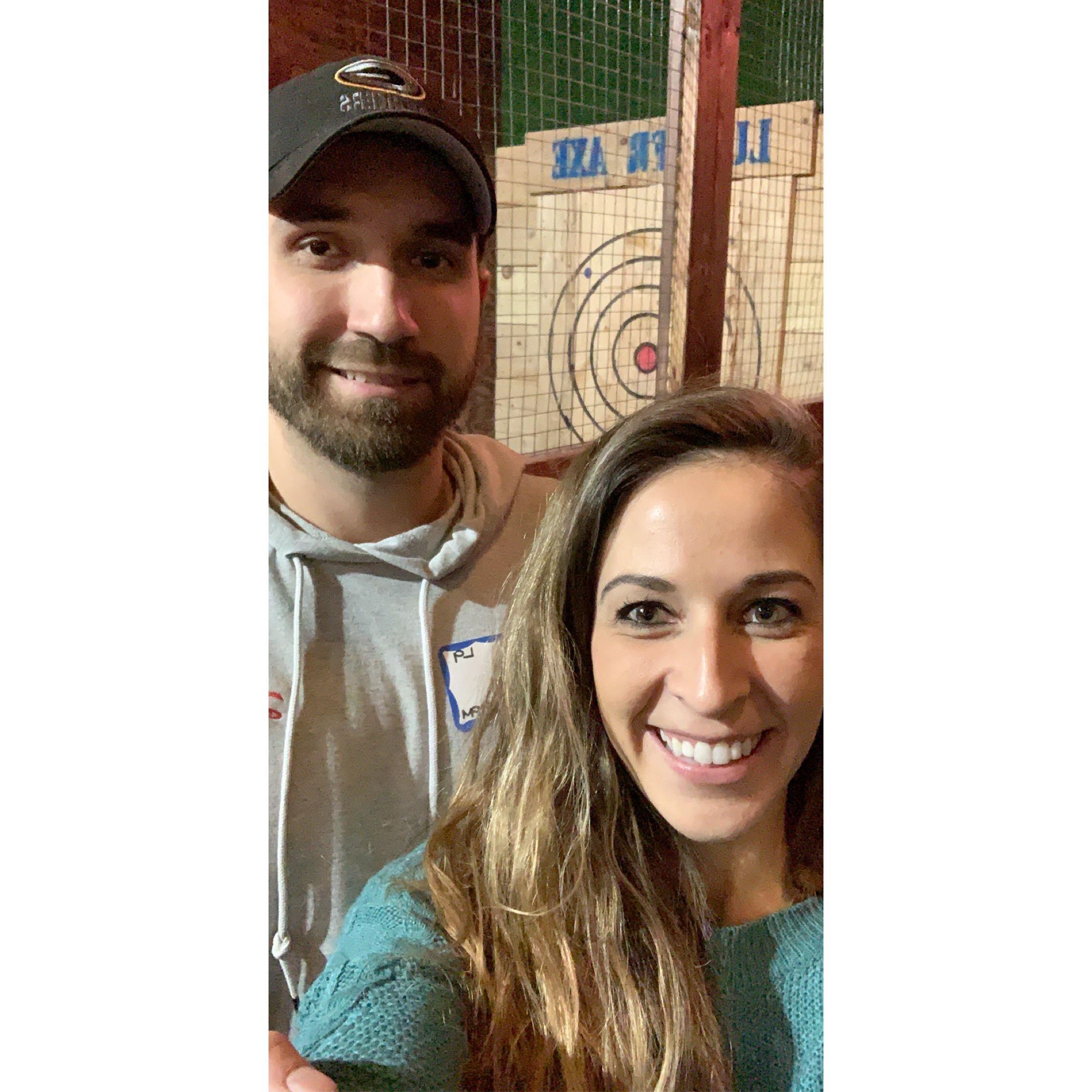 Ax throwing!