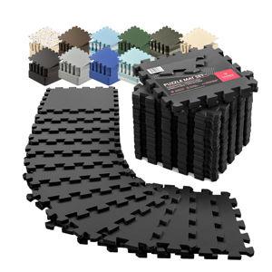 bemaxx Gym Mats Set - 18 pcs EVA Interlocking Foam Floor Tiles
