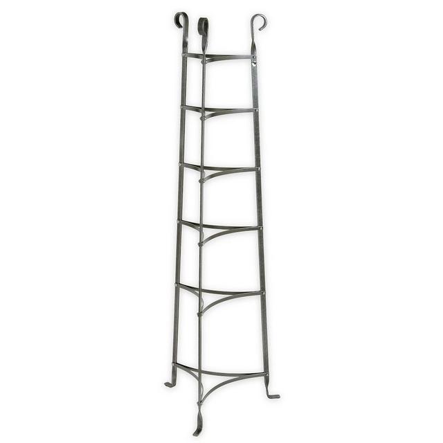 Enclume Cookware Stand, 6-Tiered, Hammered Steel