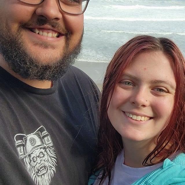 First time at the beach together