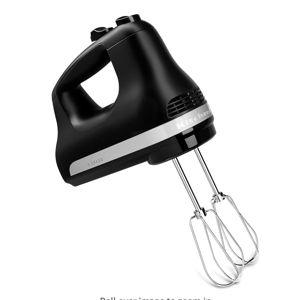 KitchenAid 5 Ultra Power Speed Hand Mixer - KHM512, Matte Black