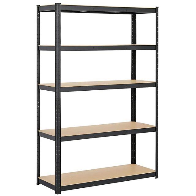 Yaheetech Garage Storage Shelves Heavy Duty, 5-Tier Metal Storage Racks Adjustable Shelving Unit, 47.2"W x 17.7"D x 71"H