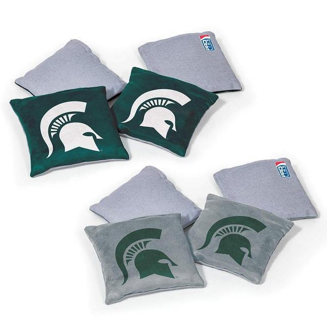 NCAA College Dual Sided Bean Bags by Wild Sports, 8 Count, Premium Toss Bags for Cornhole Set - Great for Tailgates, Outdoors, Backyard