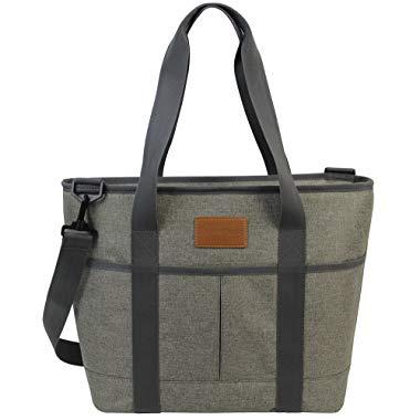 16L Large Insulated Bag | 25CAN Waterproof Cooler Carrier Bag| Thermal Picnic Tote | Lunch Bags for Outdoor Camping,Beach Day or Travel | Collapsible Grocery Shopping Storage Bag